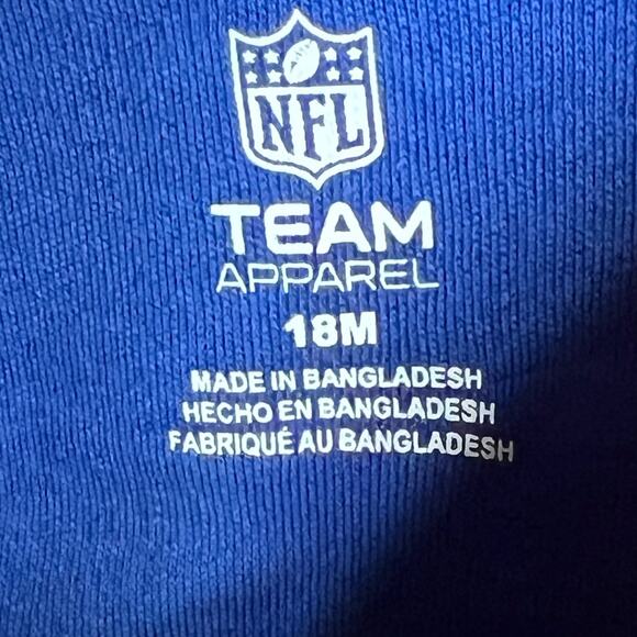 Buffalo Bills NFL Three Creepers One Piece Bodysuits 18 Months Red White Blue - Picture 11 of 11